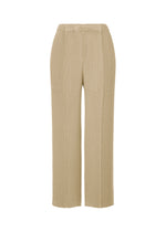 RHOMBUS PLEATS、ウィメンズ_パンツ、ベージュ