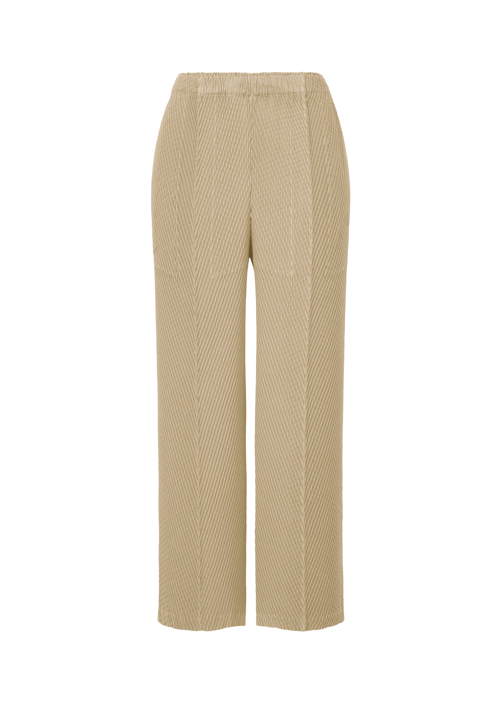RHOMBUS PLEATS、ウィメンズ_パンツ、ベージュ