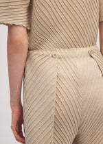 SHEER LINEN LIKE PLEATS、ウィメンズ_パンツ、着用画像4