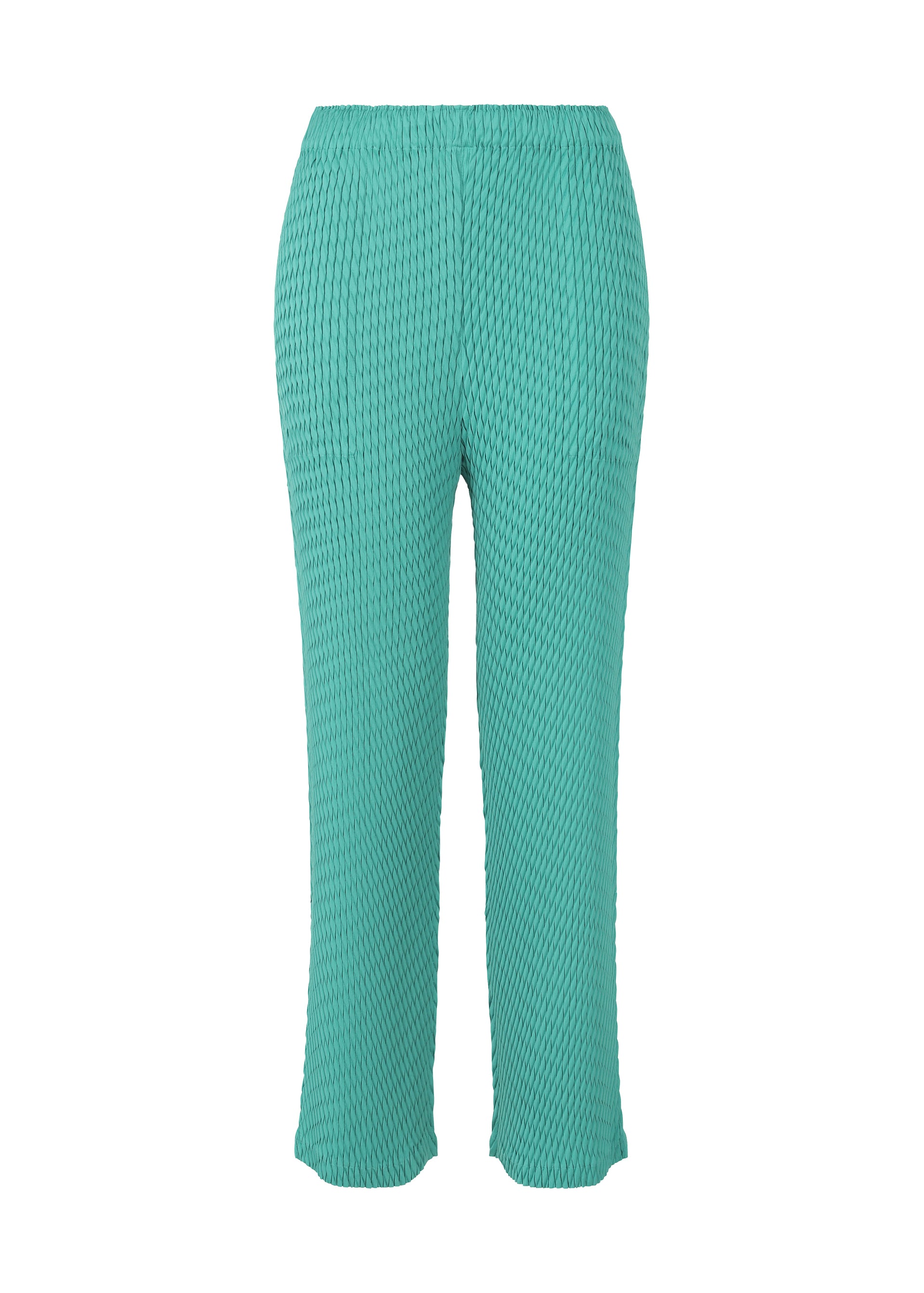 SLEEK PLEATS、ウィメンズ_パンツ、グリーン