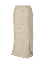 SHEER LINEN LIKE PLEATS、ウィメンズ_スカート、ディテール画像1