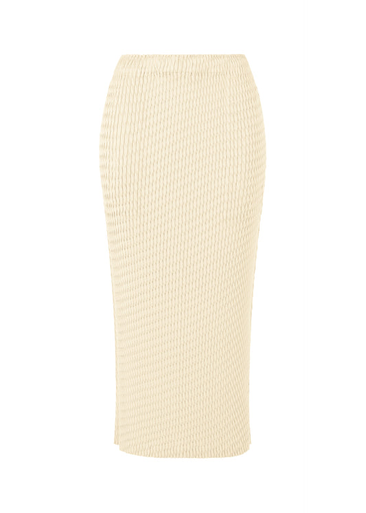 SLEEK PLEATS、ウィメンズ_スカート、ホワイト