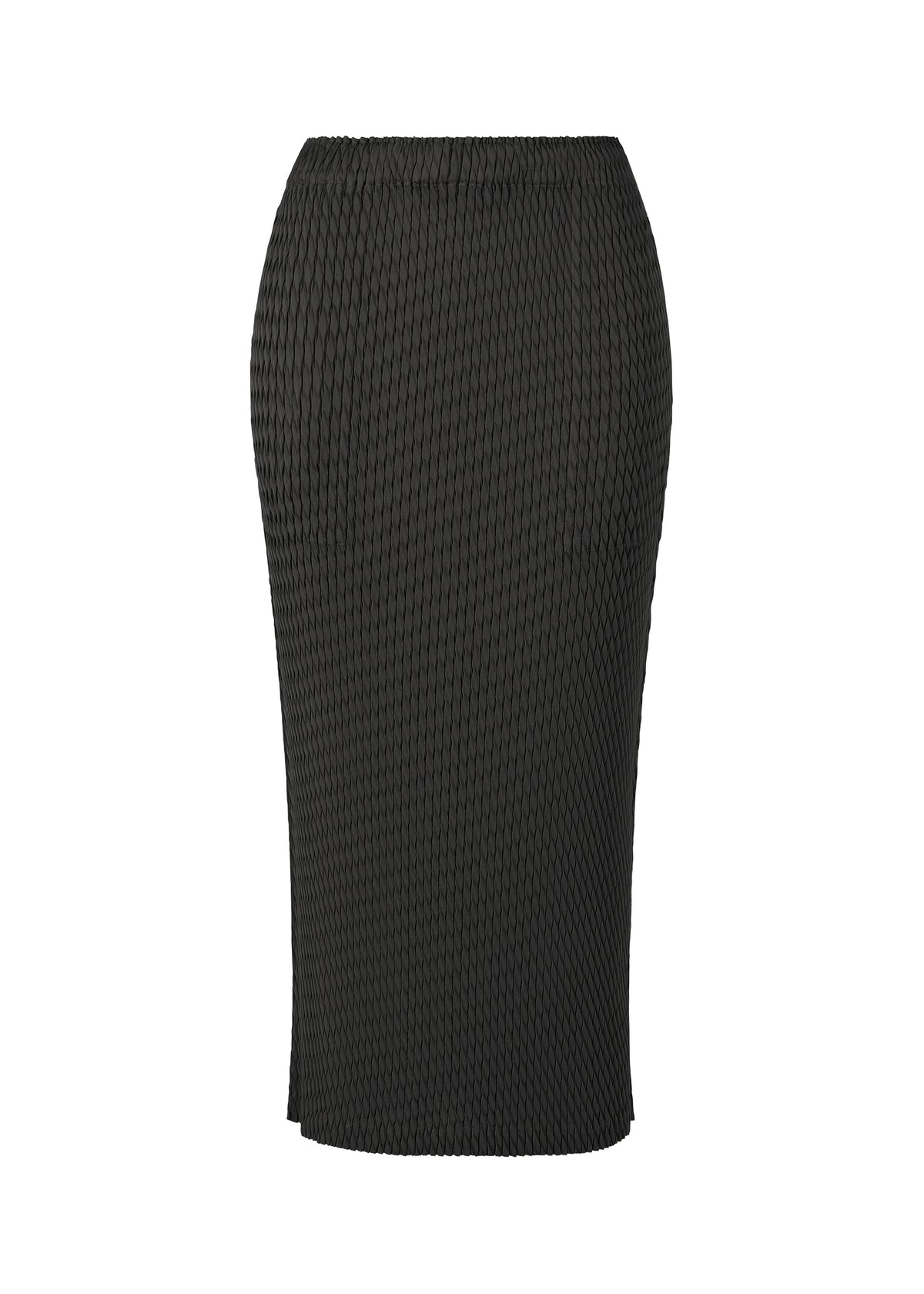 SLEEK PLEATS、ウィメンズ_スカート、ブラック