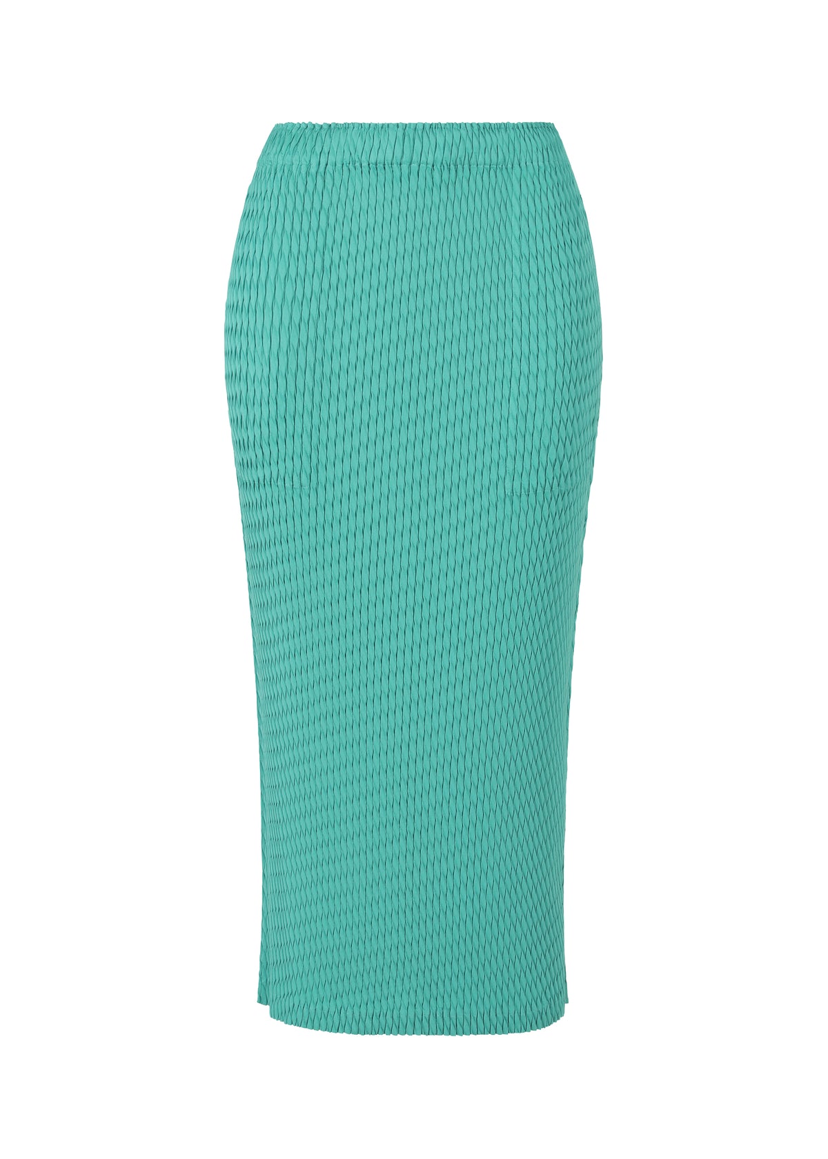 SLEEK PLEATS、ウィメンズ_スカート、グリーン