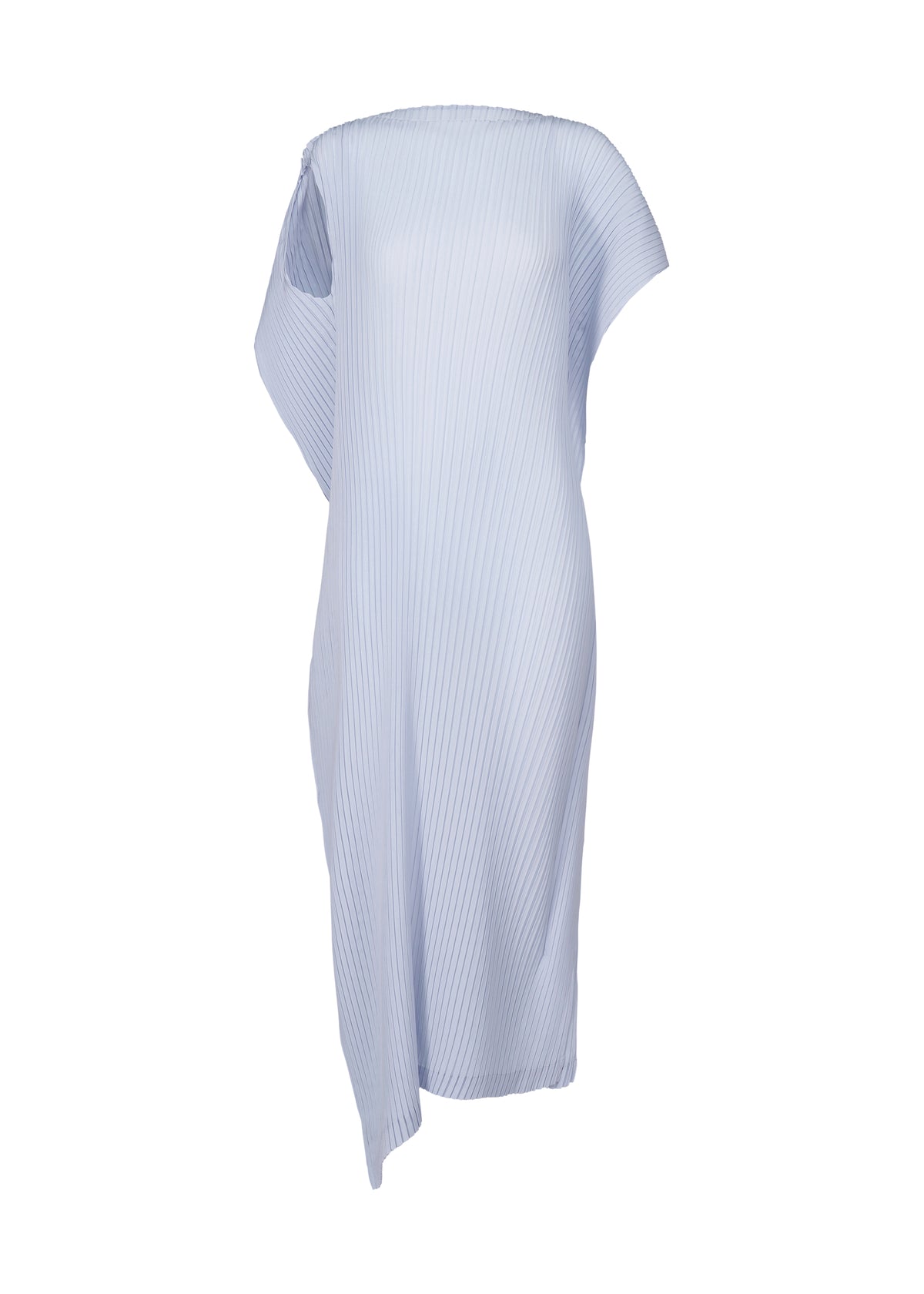 SHADOW STUDY PLEATS SOLID、ウィメンズ_ワンピース、ブルー