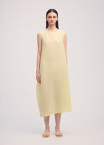 SHEER LINEN LIKE PLEATS、ウィメンズ_ワンピース、着用画像1