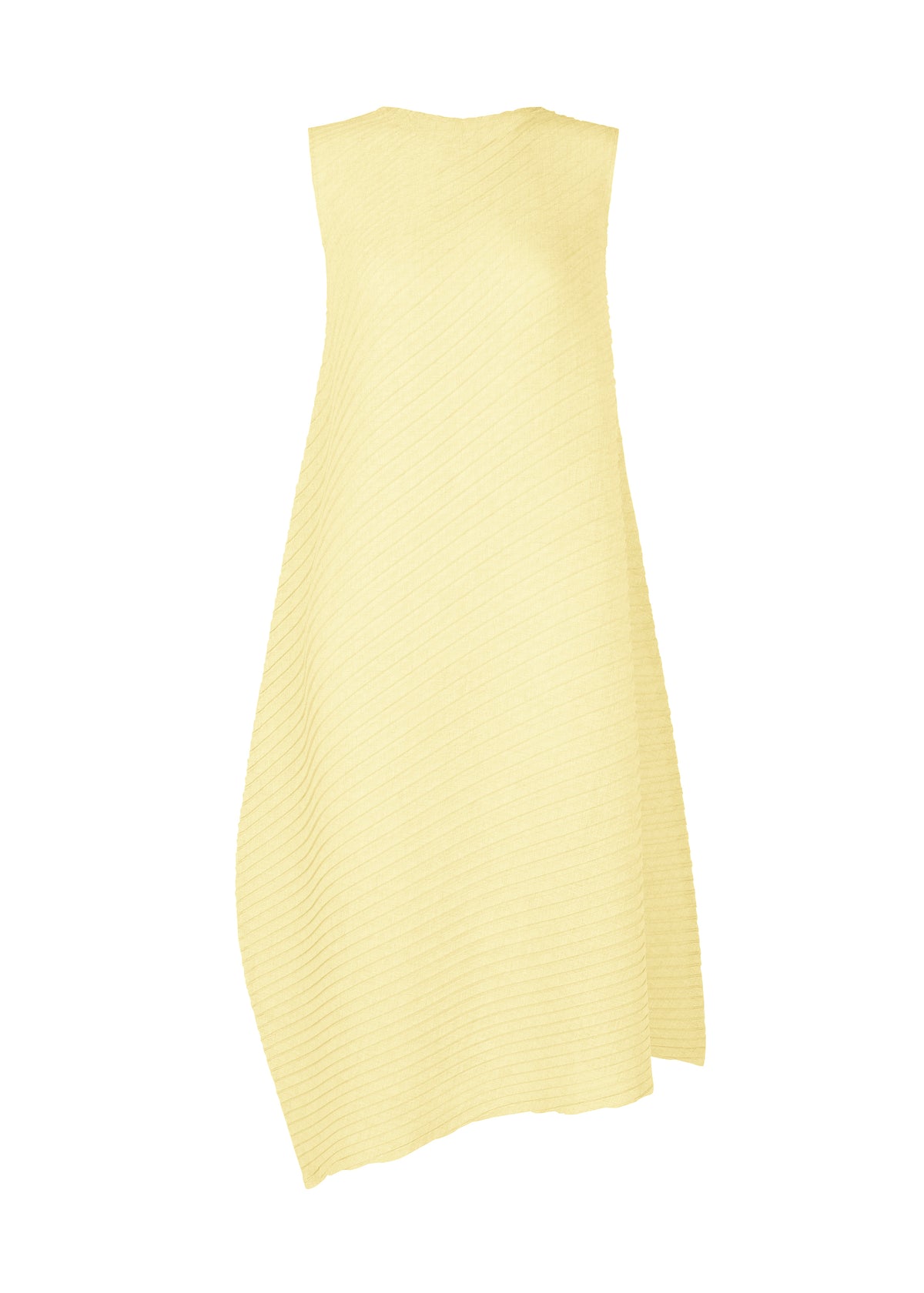 SHEER LINEN LIKE PLEATS、ウィメンズ_ワンピース、イエロー