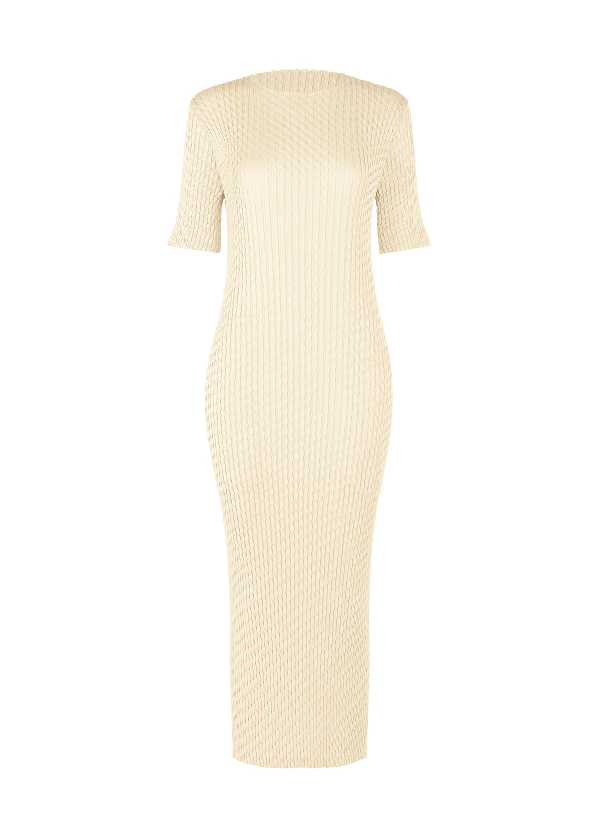 SLEEK PLEATS、ウィメンズ_ワンピース、ホワイト