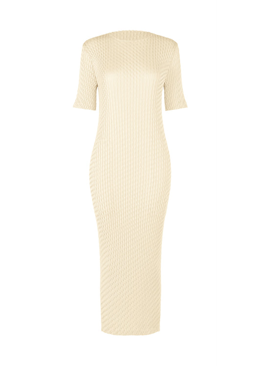 SLEEK PLEATS、ウィメンズ_ワンピース、ホワイト