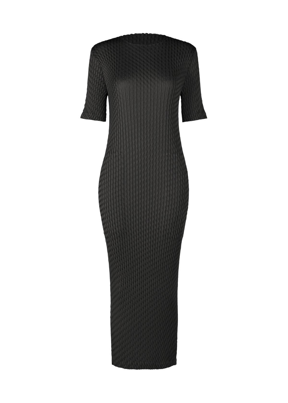 SLEEK PLEATS、ウィメンズ_ワンピース、ブラック