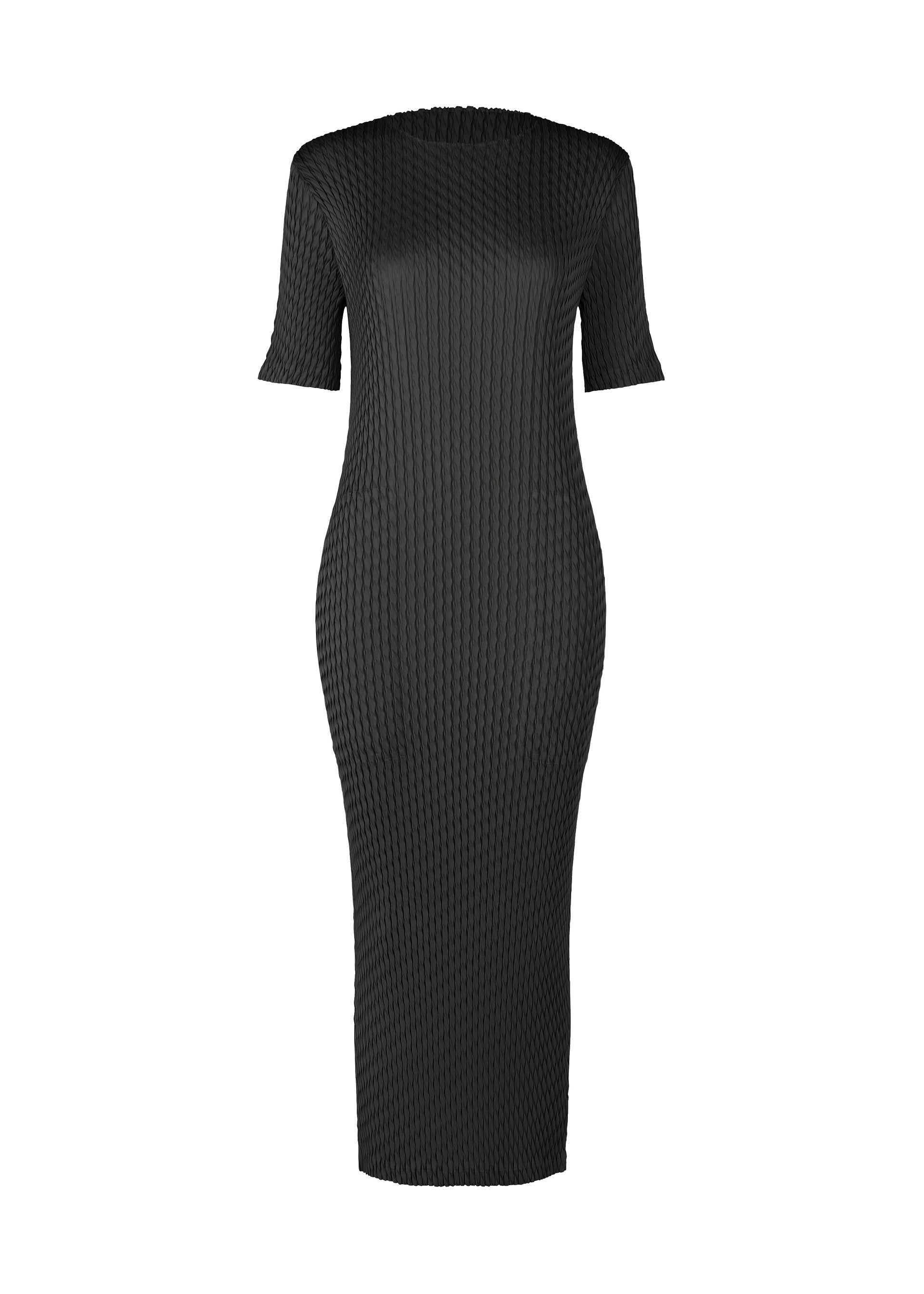 SLEEK PLEATS、ウィメンズ_ワンピース、ブラック