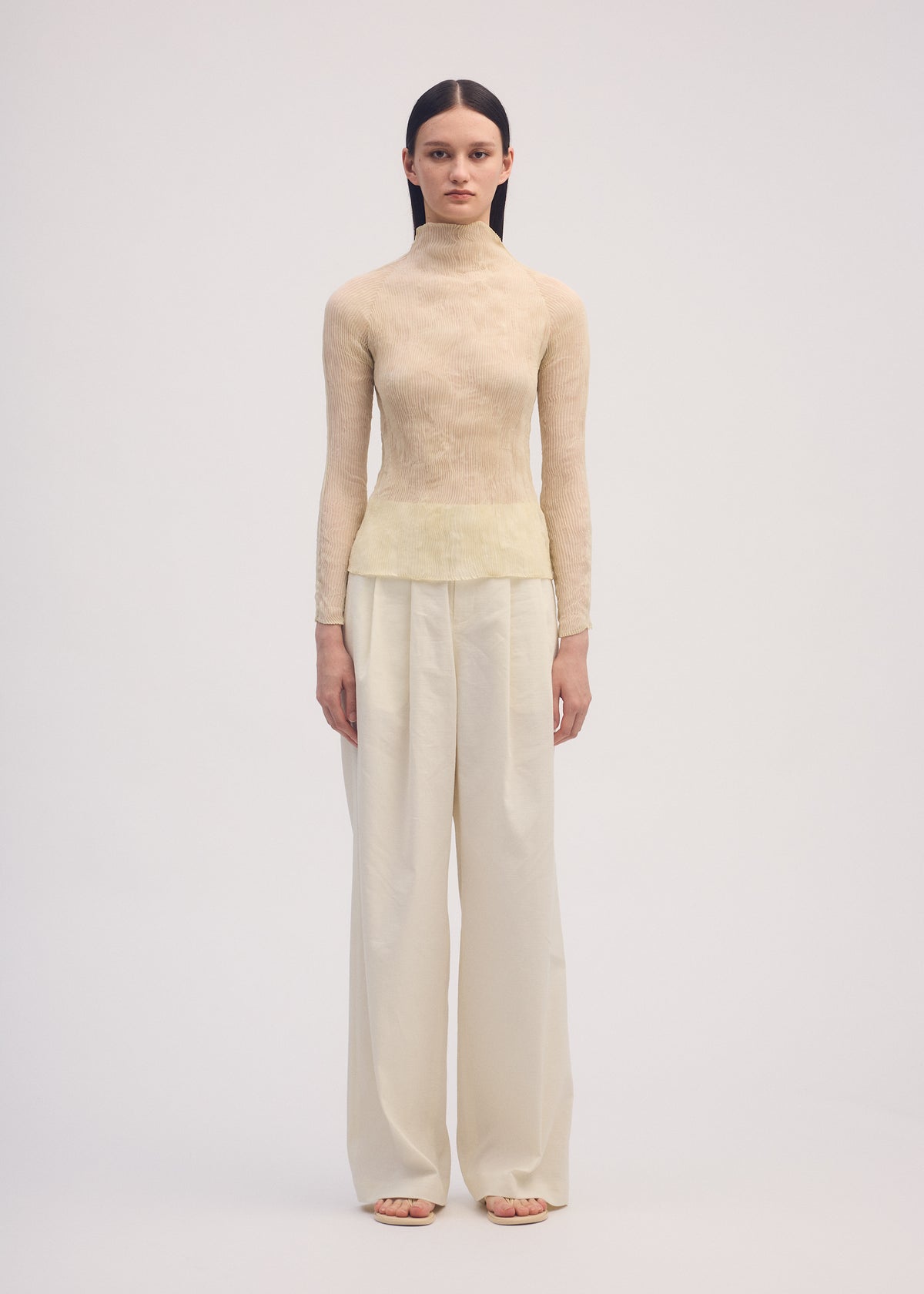 CHIFFON TWIST 3、ウィメンズ_トップス_トップ、着用画像1