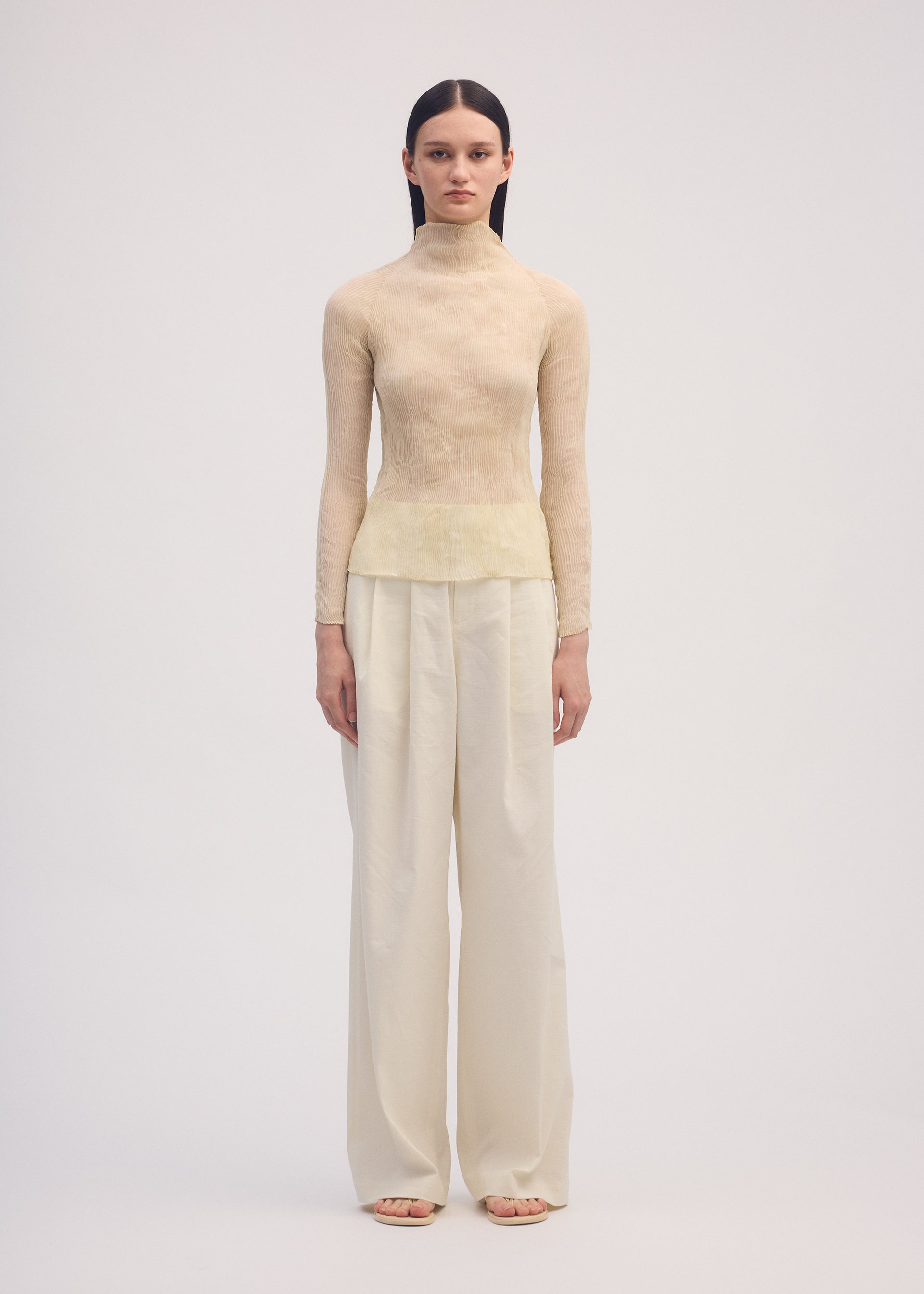 CHIFFON TWIST 3、ウィメンズ_トップス_トップ、着用画像1