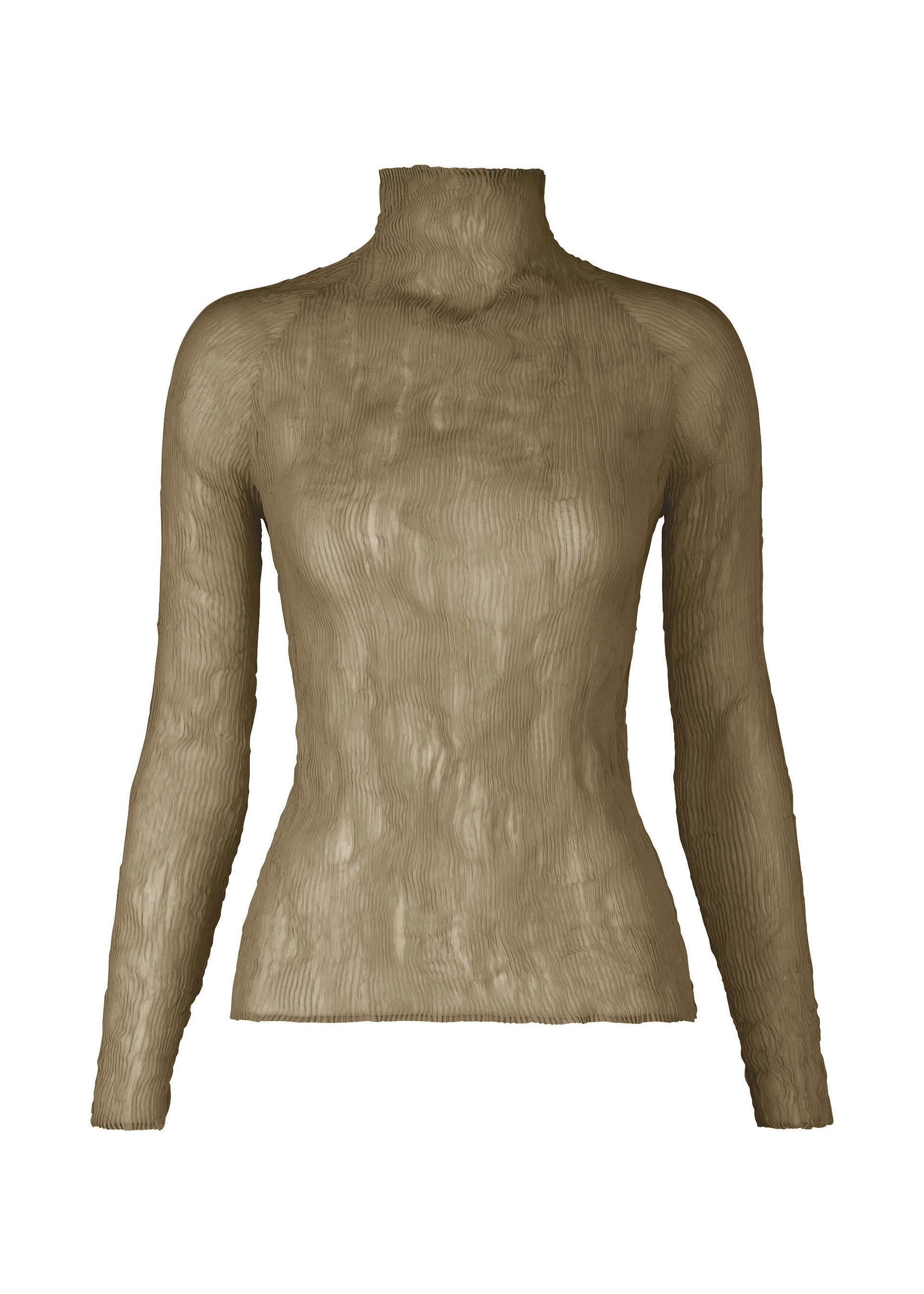 CHIFFON TWIST 3、ウィメンズ_トップス_トップ、カーキ