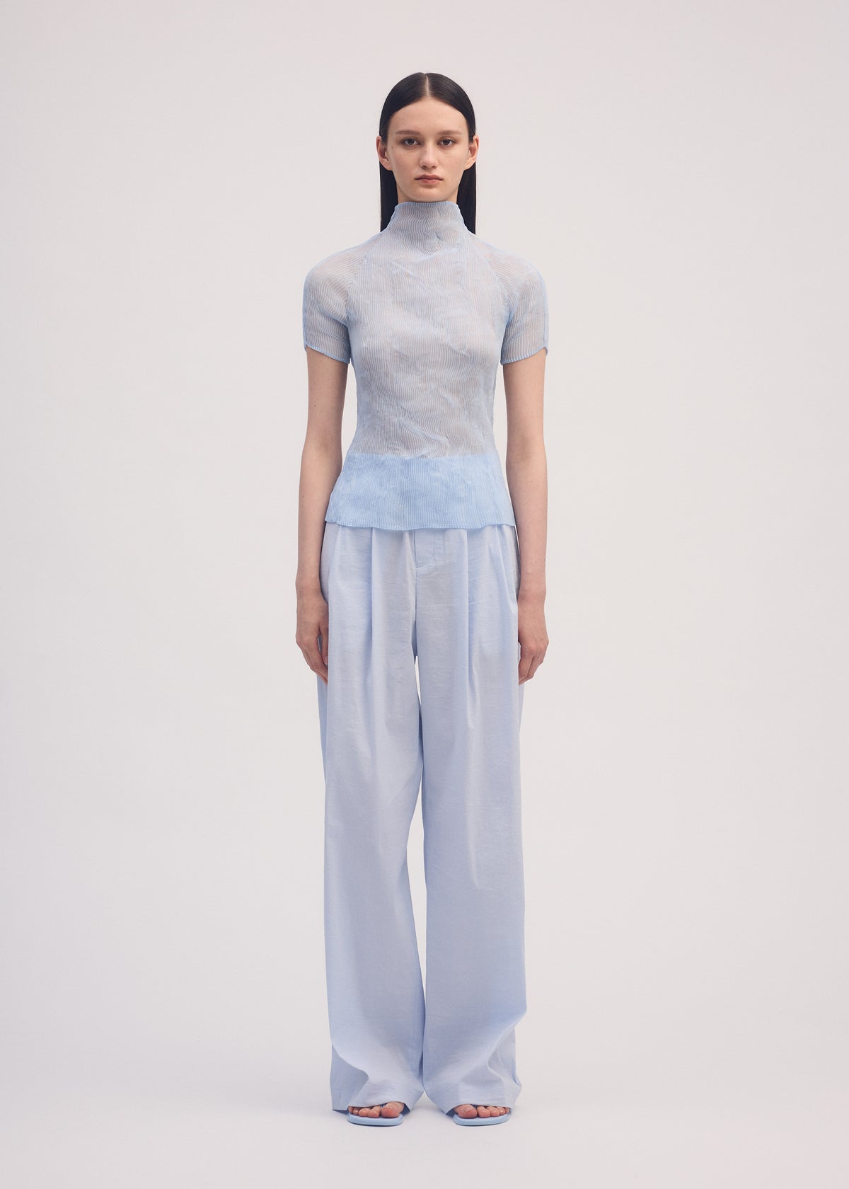 CHIFFON TWIST 3、ウィメンズ_トップス_トップ、着用画像1