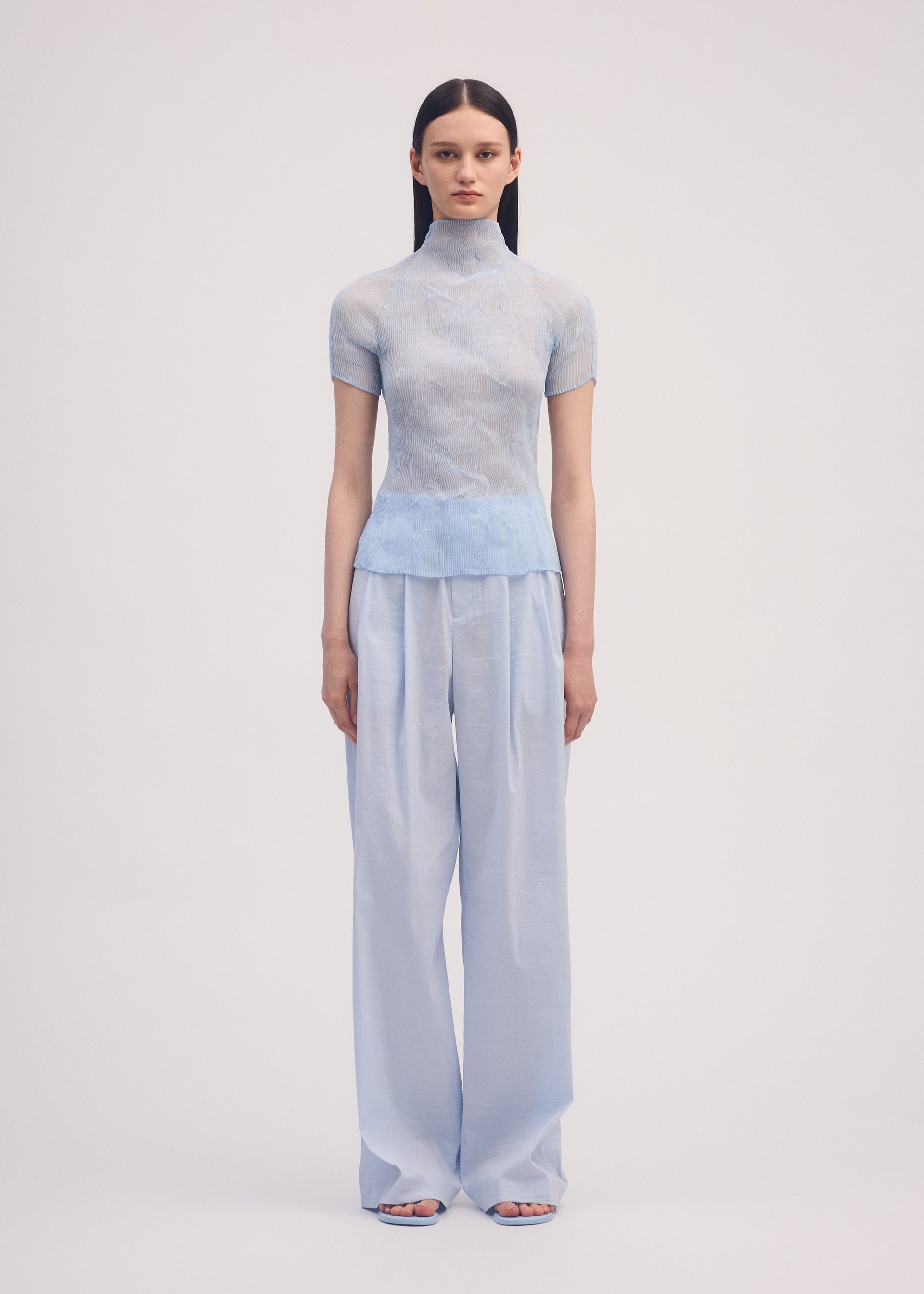 CHIFFON TWIST 3、ウィメンズ_トップス_トップ、着用画像1