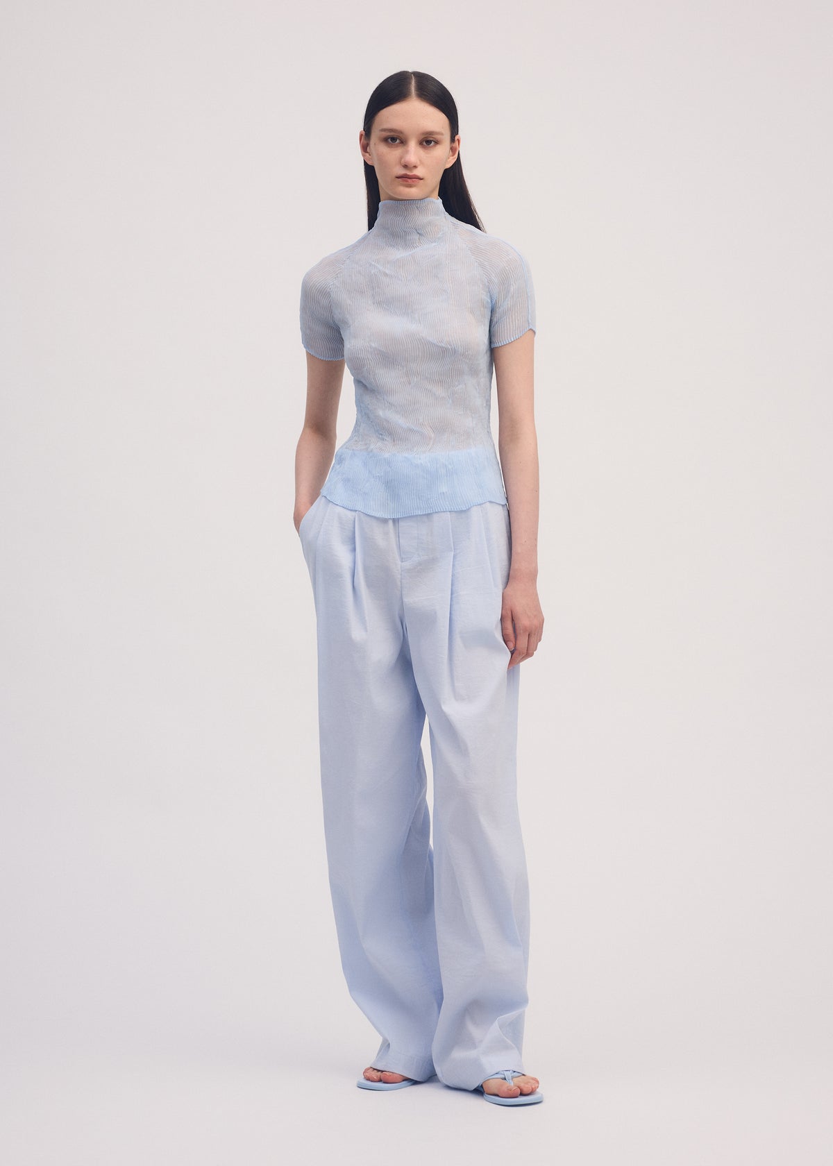 CHIFFON TWIST 3、ウィメンズ_トップス_トップ、着用画像2