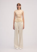 FOIL PRINT CHIFFON TWIST、ウィメンズ_トップス_トップ、着用画像1
