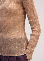 FOIL PRINT CHIFFON TWIST、ウィメンズ_トップス_トップ、着用画像3