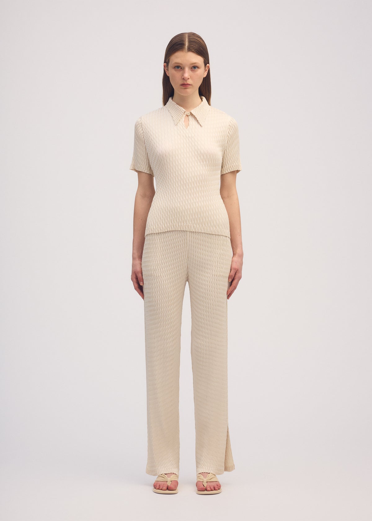SLEEK PLEATS、ウィメンズ_トップス_トップ、着用画像1