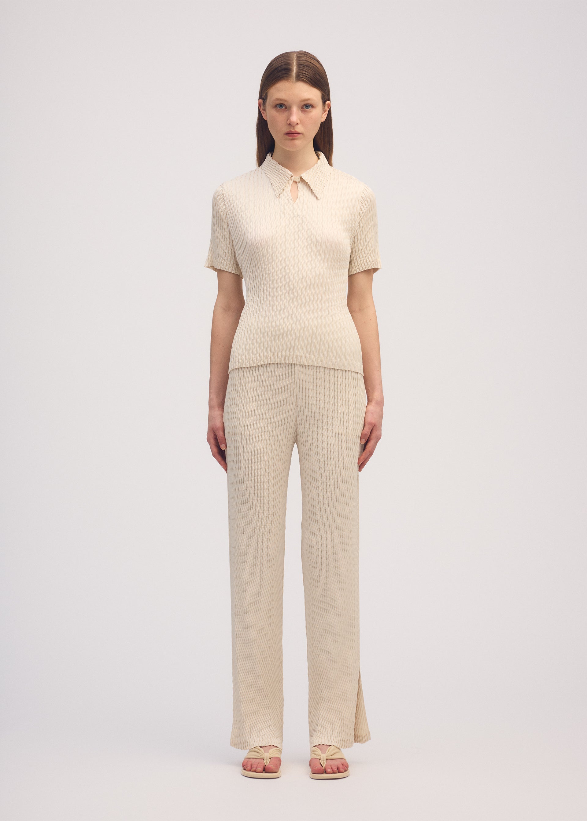 SLEEK PLEATS、ウィメンズ_トップス_トップ、着用画像1