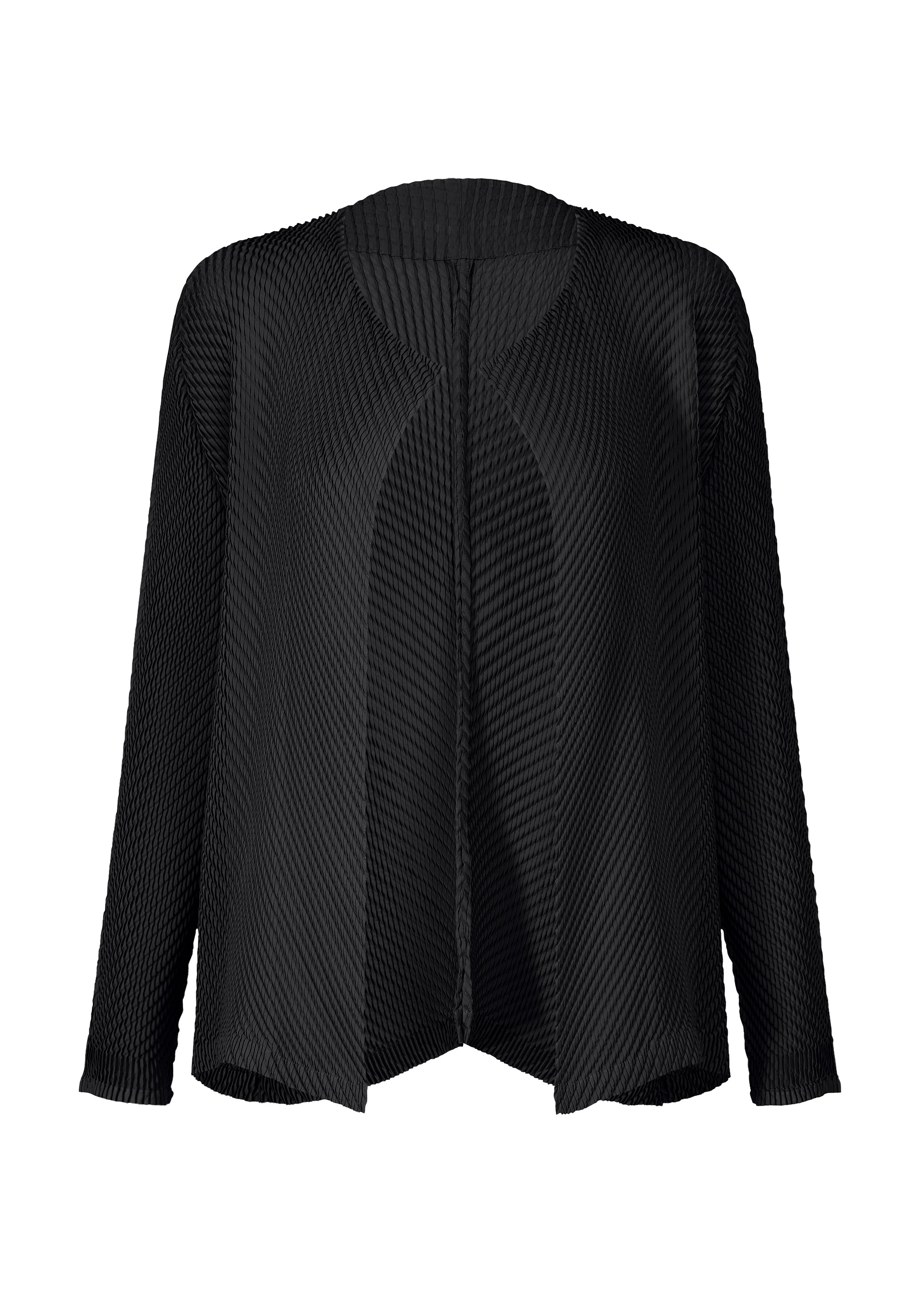 RHOMBUS PLEATS、ウィメンズ_トップス_カーディガン、ブラック