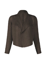 SHEER LINEN LIKE PLEATS、ウィメンズ_トップス_カーディガン、パープル