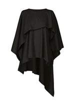 LAYERED-T、ウィメンズ_トップス_トップ、ブラック