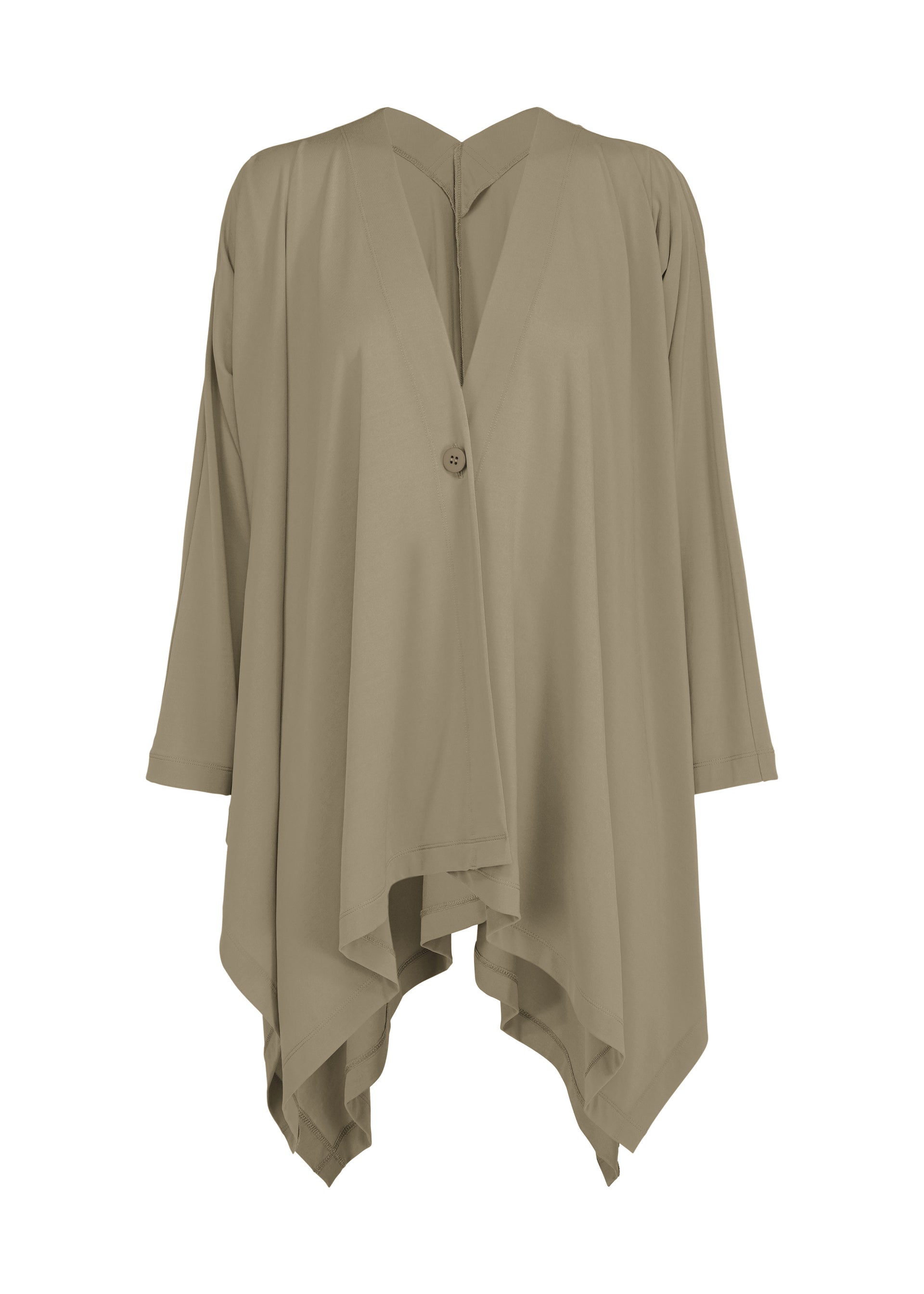 DRAPE JERSEY-56、ウィメンズ_トップス_カーディガン、グレー
