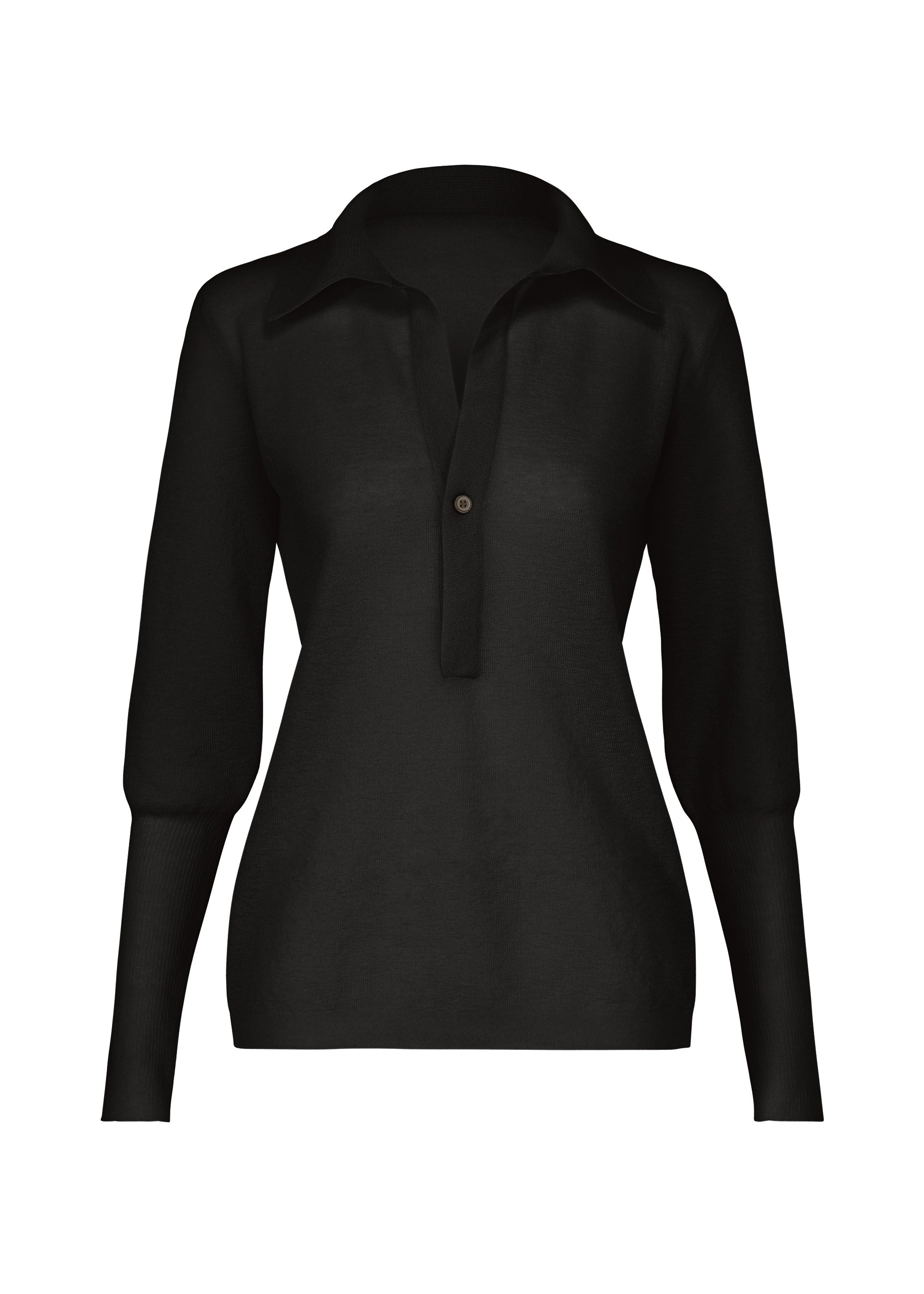 KNIT SHIRT, WOMEN 's Knit, Black