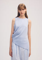 LUSTER DRAPE KNIT、ウィメンズ_ニット、着用画像2