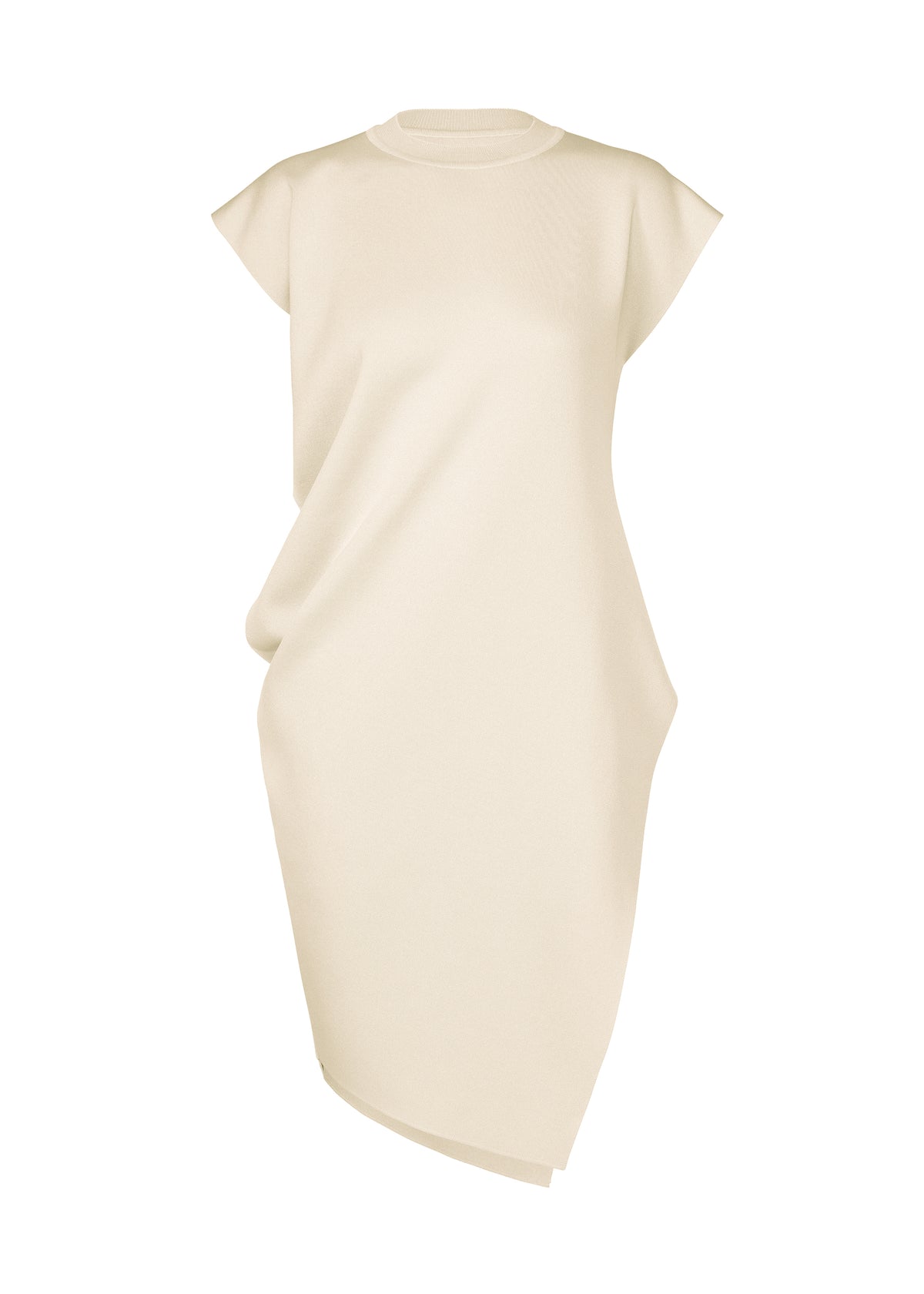 LUSTER DRAPE KNIT、ウィメンズ_ニット、ホワイト