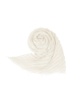 SILK WOOL PLEATS STOLE