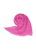 SILK WOOL PLEATS STOLE、アクセサリー&その他_ストール、ピンク