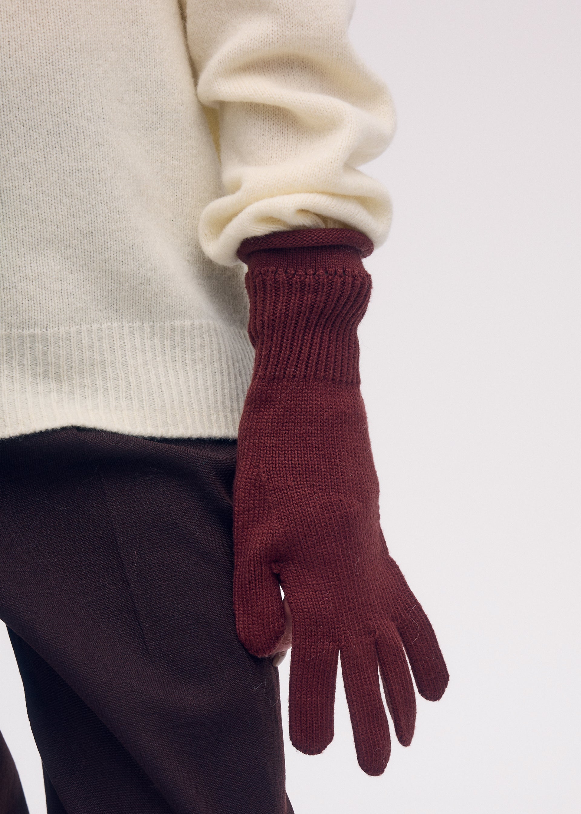 BREEZE KNIT GLOVES、ウィメンズ_ニット、着用画像3