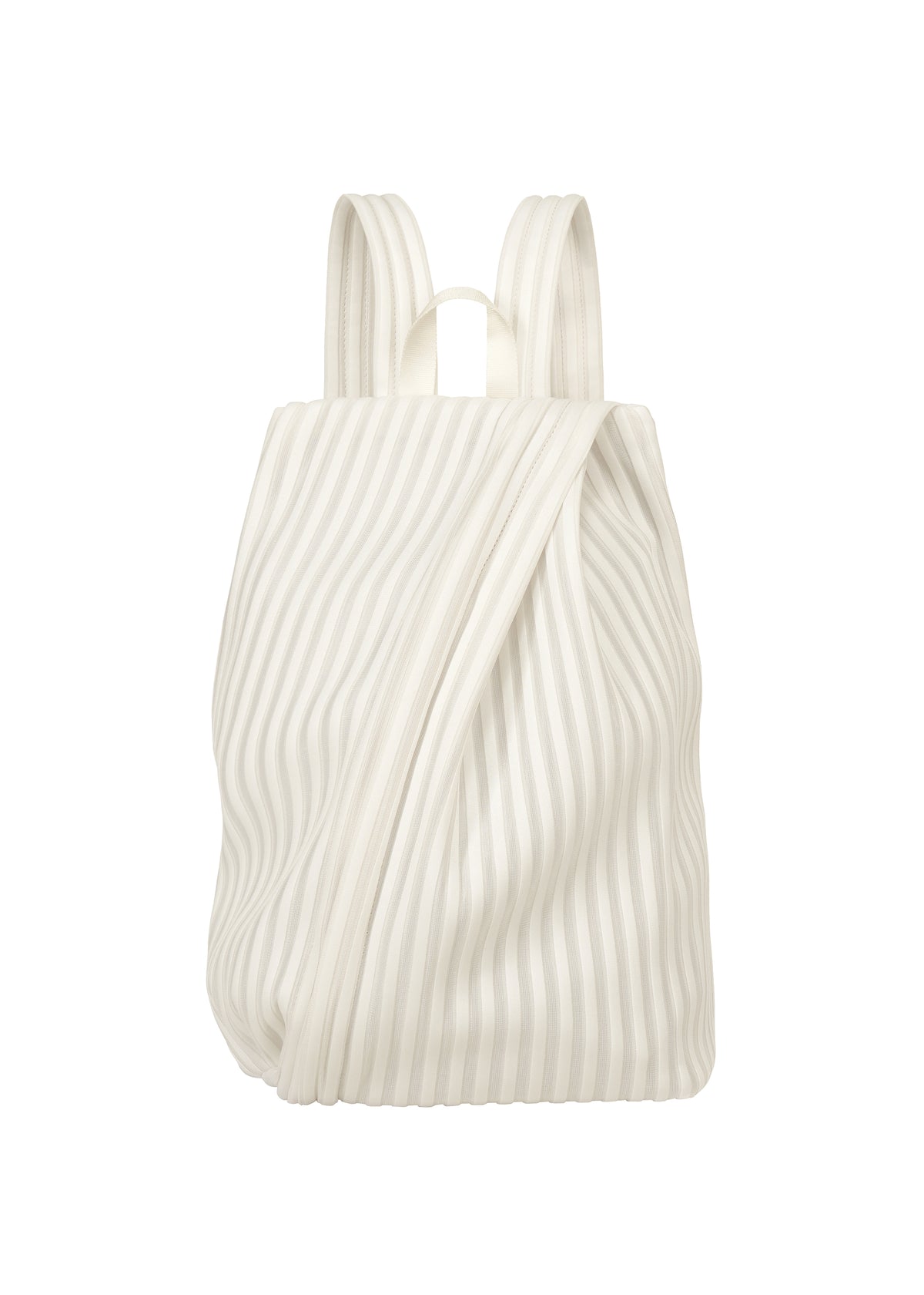 LINEAR KNIT BAG-58、バッグ&財布_バックパック、ホワイト