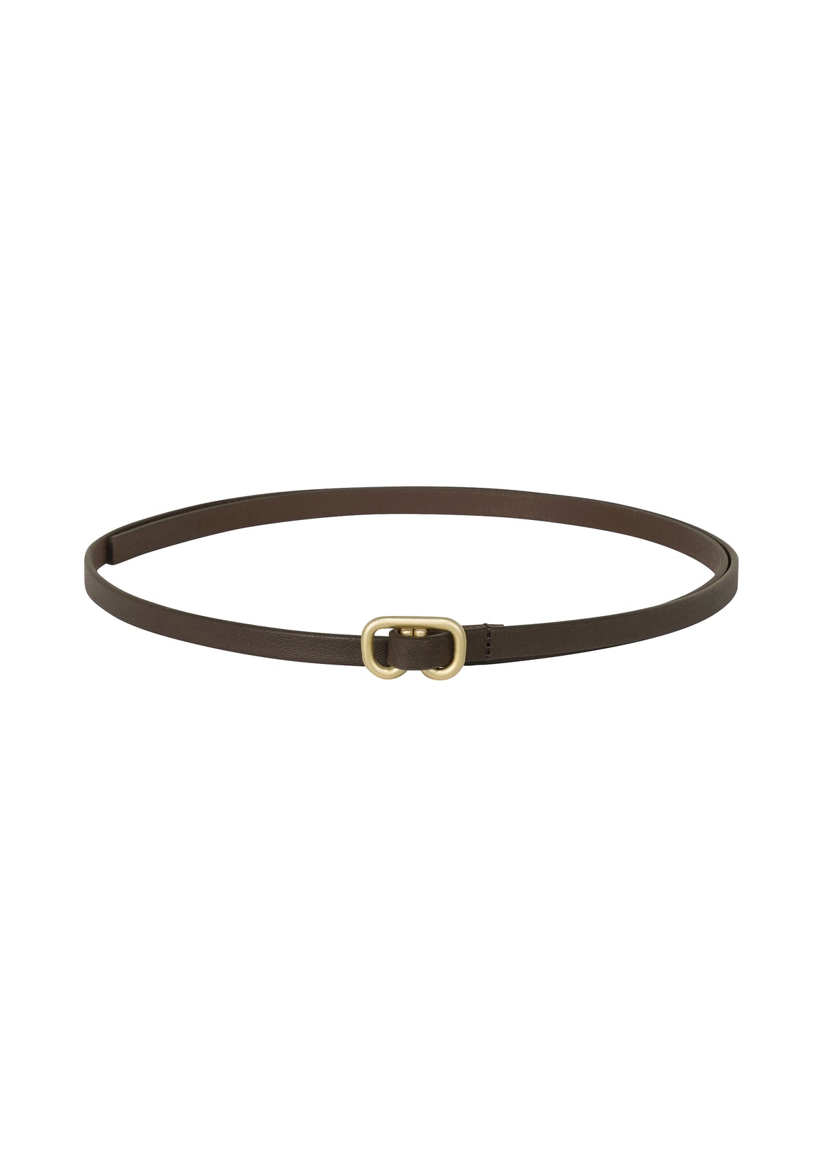 SOLID LEATHER BELT、アクセサリー&その他_アクセサリー、ブラウン