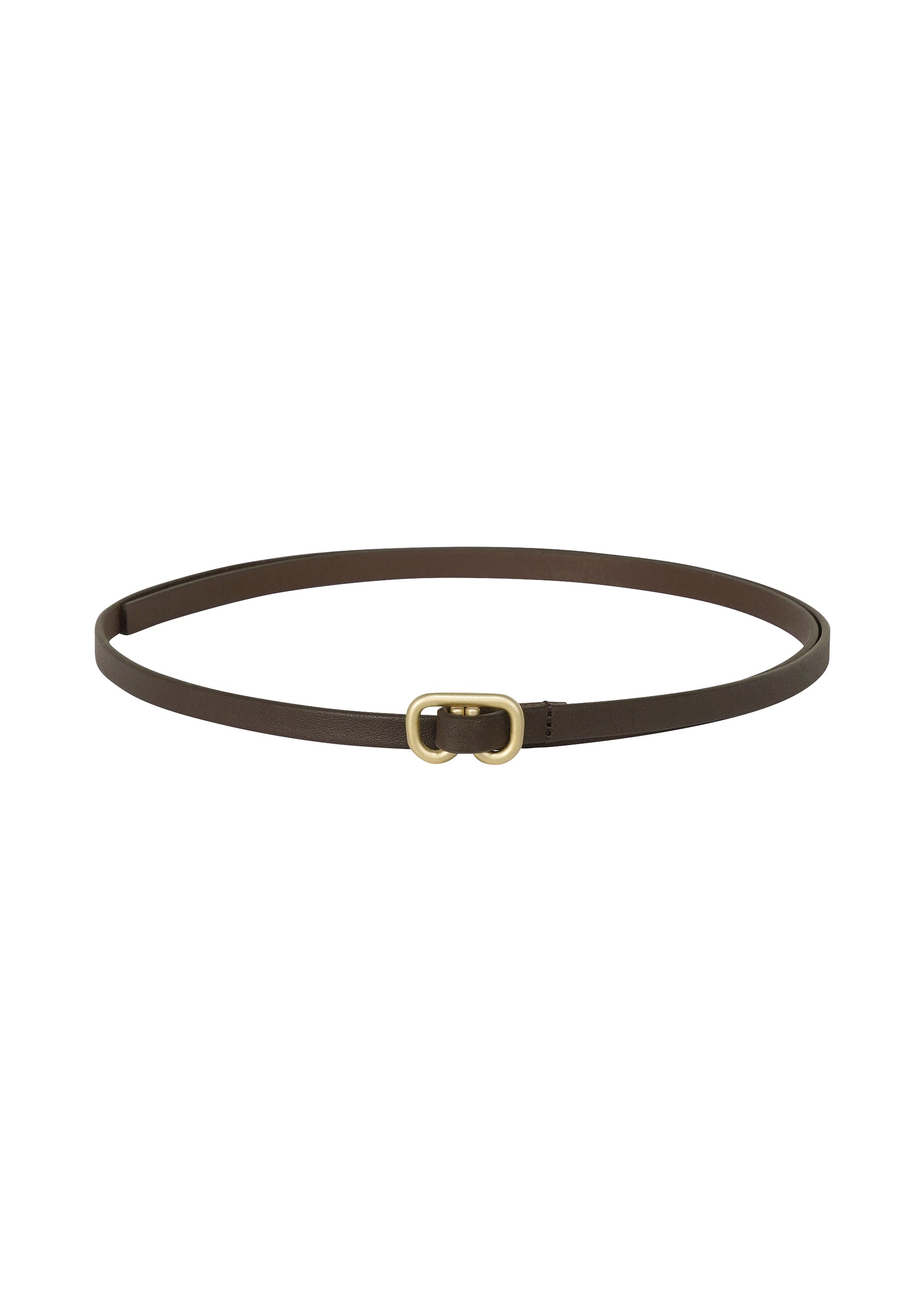SOLID LEATHER BELT、アクセサリー&その他_アクセサリー、ブラウン