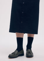 LINE RIB SOCKS、アクセサリー&その他_レッグウェア&シューズ、着用画像1