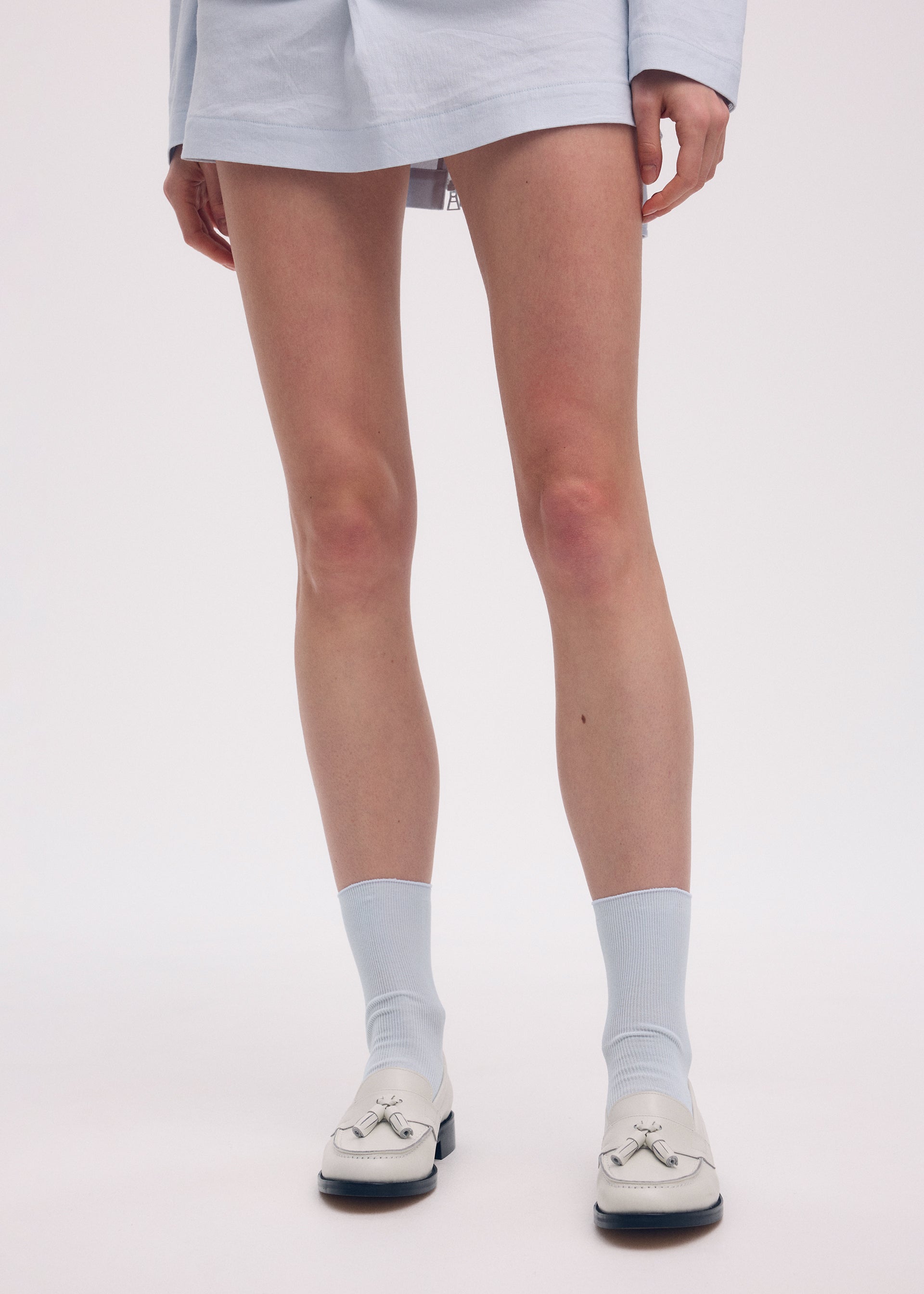 LINE RIB SOCKS、アクセサリー&その他_レッグウェア&シューズ、着用画像2