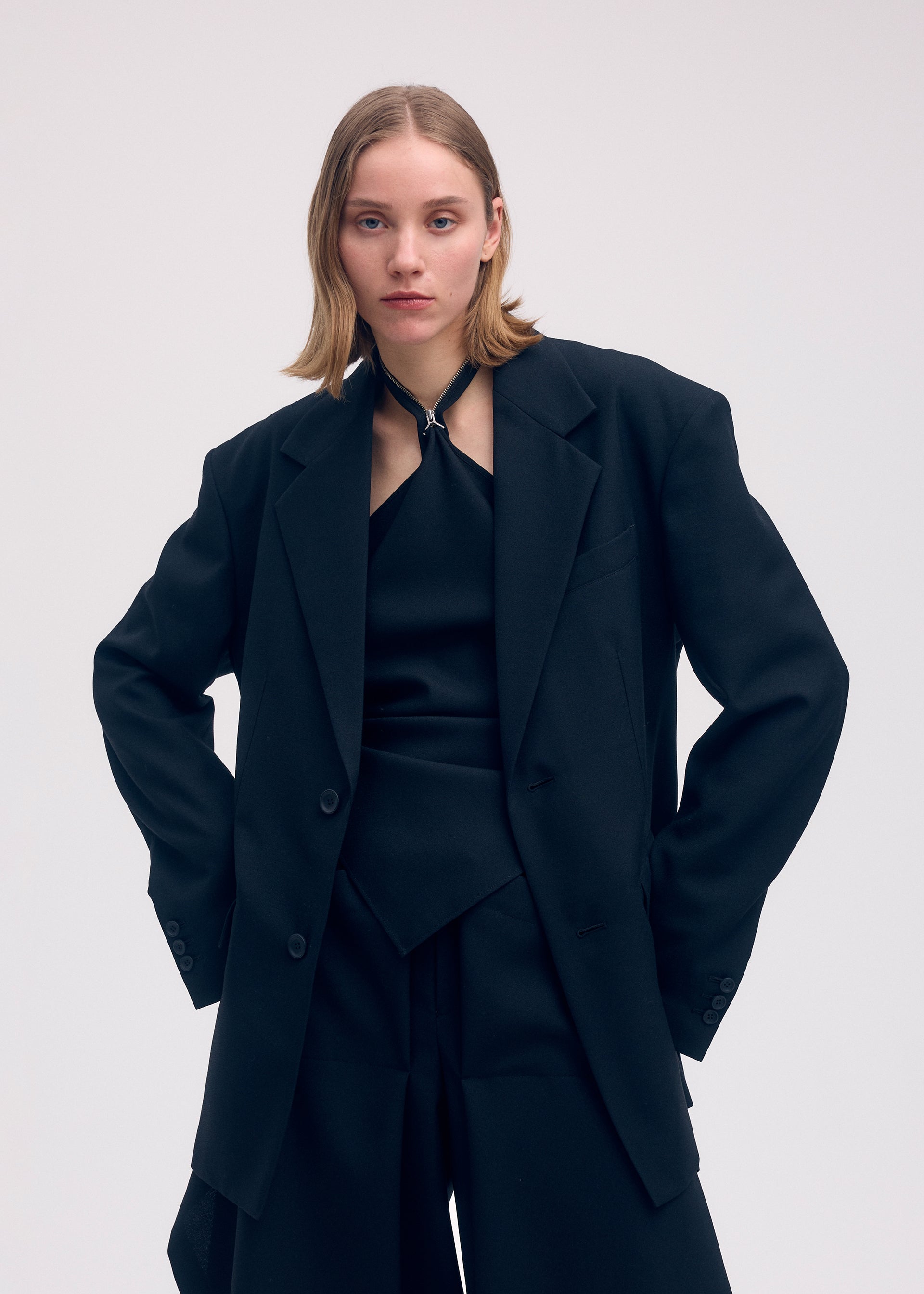 UNI-FORM (WOOL)、ウィメンズ_ジャケット&コート_ジャケット＆ブルゾン、着用画像3