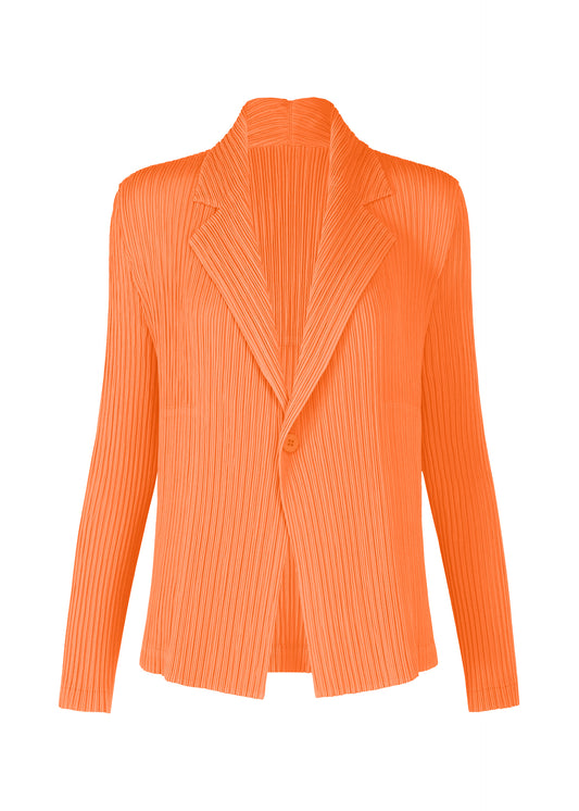 HATCHING PLEATS, WOMEN & Jackets & blazers, Orange