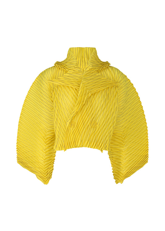 GENERIC STRIPES (HAND PLEATS)、ウィメンズ_ジャケット&コート_ジャケット＆ブルゾン、イエロー