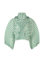 GENERIC STRIPES (HAND PLEATS)、ウィメンズ_ジャケット&コート_ジャケット＆ブルゾン、カーキ