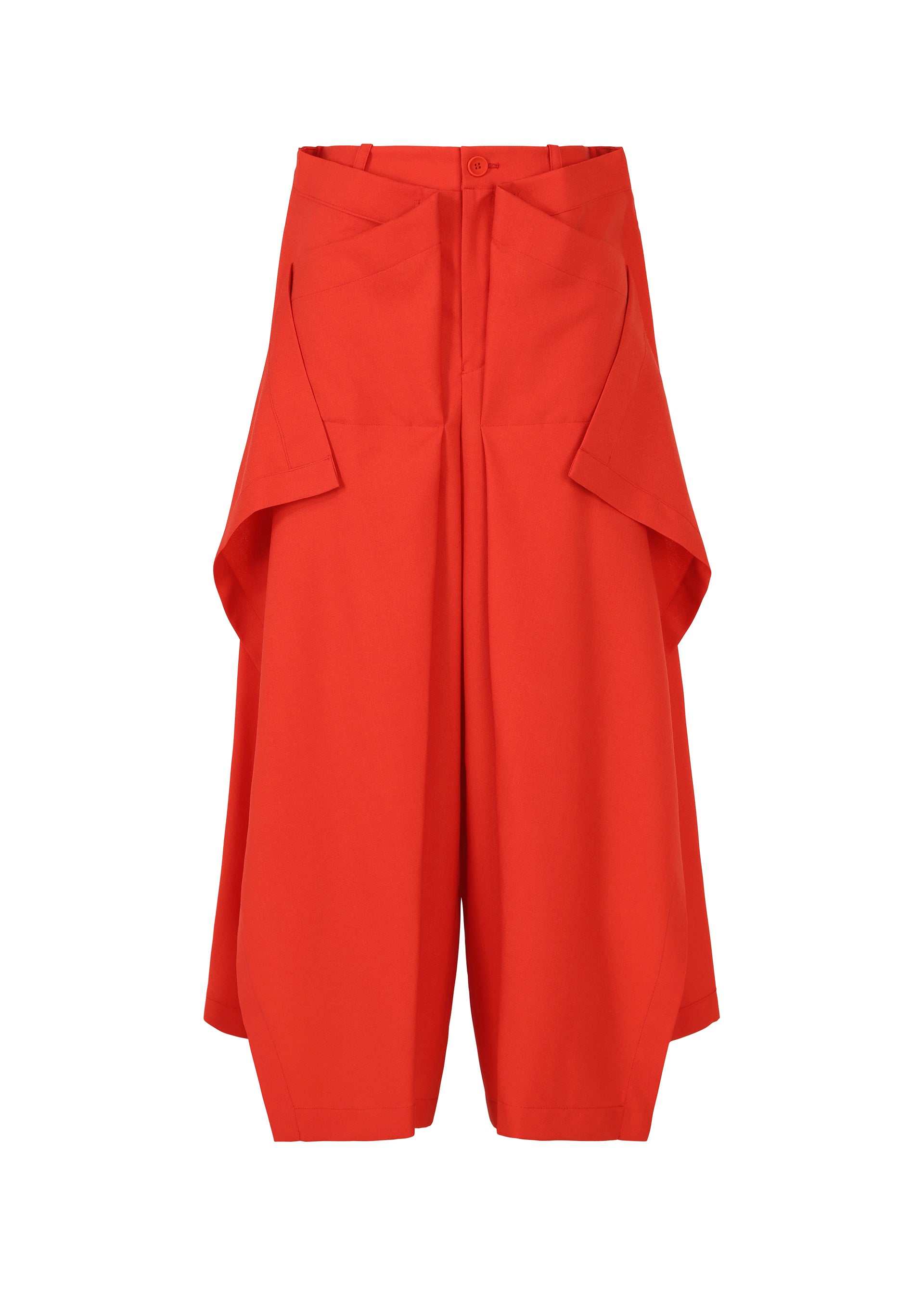 UNI-FORM (WOOL)、ウィメンズ_パンツ、レッド