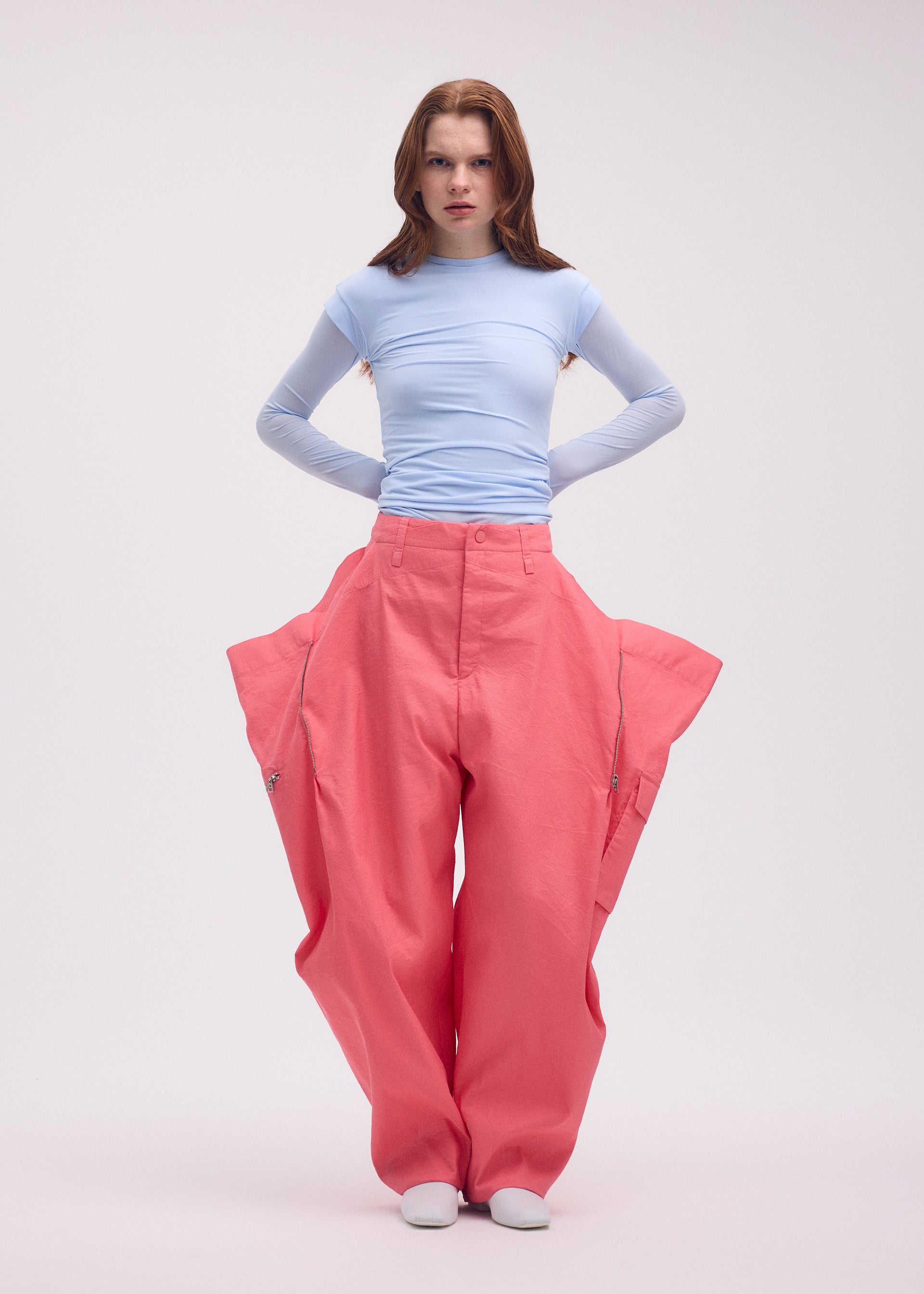 PEEKABOO、ウィメンズ_パンツ、着用画像6