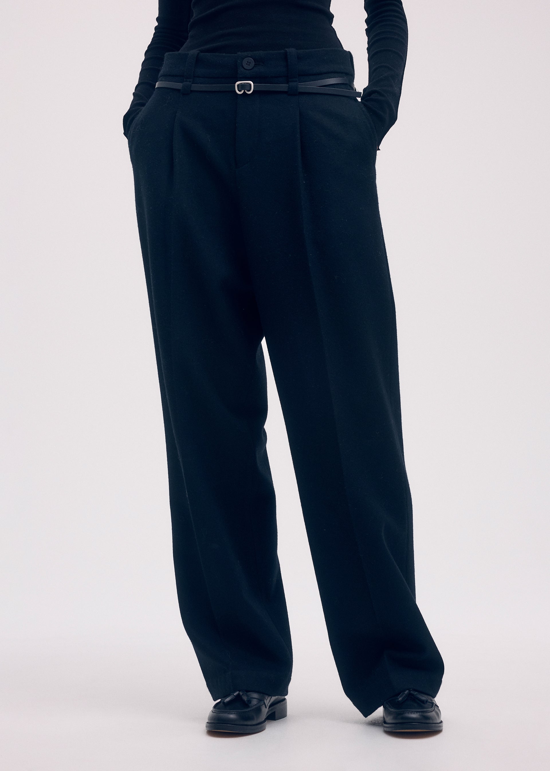 WOOL TWEED PANTS – isseymiyake.com