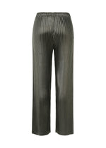 GLOSSED METAL PLEATS、ウィメンズ_パンツ、ディテール画像1