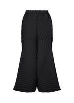 PAPER BAG PLEATS、ウィメンズ_パンツ、ブラック