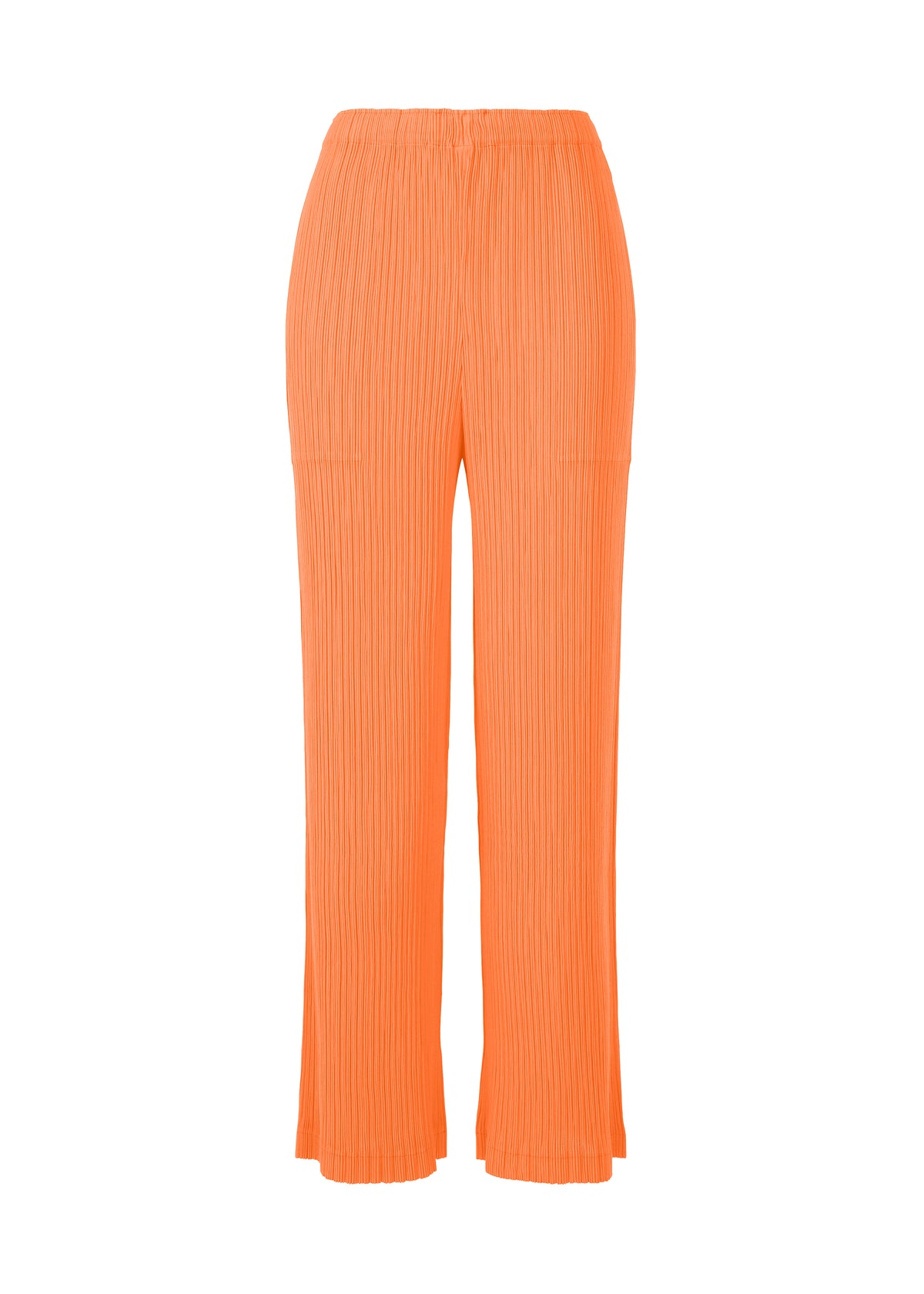 HATCHING PLEATS、ウィメンズ_パンツ、オレンジ